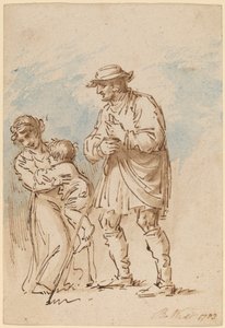 Vagabundenfamilie (recto)