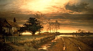 Am Abend wird es Licht sein, 1882 von Benjamin Williams Leader