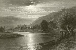 Tintern Abbey - Mondlicht auf dem Wye