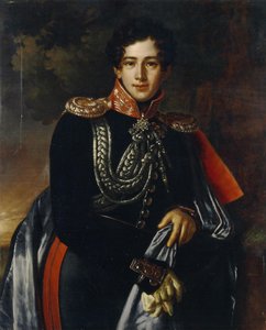 Porträt von Graf Nikolay Alexandrovich Samoylov 1800-1842, ca. 1825