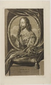Karl I., König von England von Benoit Audran I