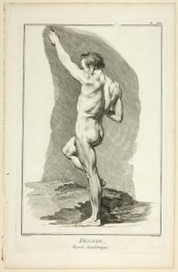 Design: Akademische Figur, aus Encyclopédie von Benoit Louis Prevost