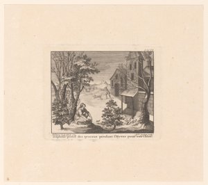 Daphnis auf Vogeljagd im Winter
