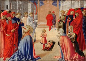 Der heilige Zenobius erweckt einen Jungen von den Toten, 1462