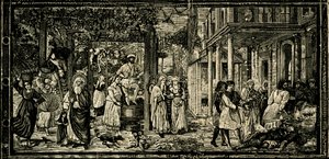 Weinlese und Trunkenheit Noahs von Benozzo di Lese di Sandro Gozzoli