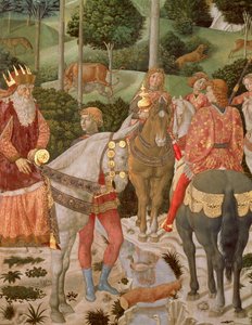 Piero de Medici (1416-69) als Caspar, (Detail)