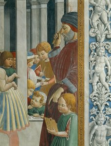 Geschichten von St. Augustinus: Lehrer und Schüler von Benozzo di Lese di Sandro Gozzoli