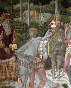 Die Reise der Heiligen Drei Könige (Detail, Darstellung von Joseph, Patriarch von Konstantinopel)