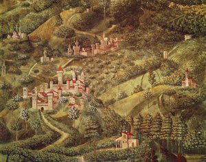 Die Reise der Heiligen Drei Könige nach Bethlehem von Benozzo di Lese di Sandro Gozzoli