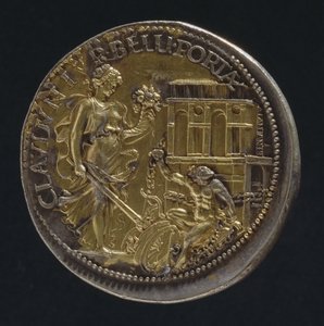 Medaille mit einer allegorischen Figur, 1533 von Benvenuto Cellini