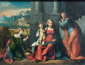 Heilige Familie von Benvenuto Tisi da Garofalo