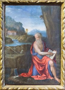 Heiliger Hieronymus in der Wüste