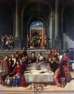 Die Hochzeit zu Kana, 1531 von Benvenuto Tisi da Garofalo
