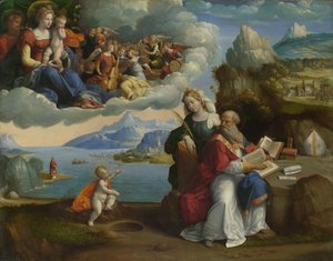 Die Vision des Heiligen Augustinus, ca. 1520