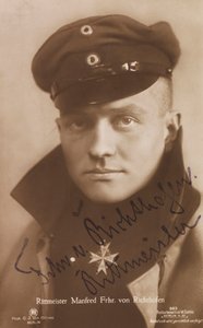 Porträt von Manfred von Richthofen 1892-1918, 1918 von Berlin . Photo studio C. J.