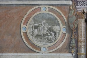 Sankt Georg tötet den Drachen