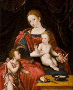 Maria und Kind mit Johannes dem Täufer als Junge