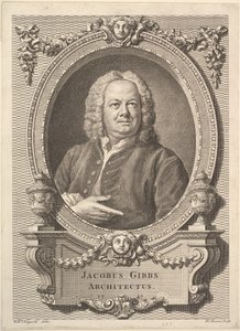 Jacobus Gibbs, Architekt, 1747 von Bernard Baron