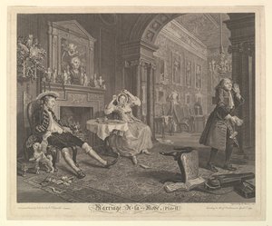 Marriage A-la-Mode, Platte II, April 1745 von Bernard Baron