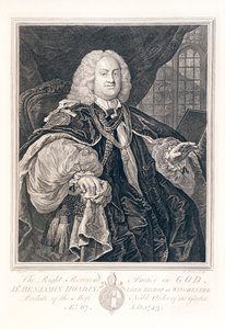 Porträt von Dr. Benjamin Hoadly, Lordbischof von Winchester, 1743 von Bernard Baron