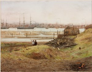 Schiffbau und Bootsbau am Tyne von Bernard Benedict Hemy