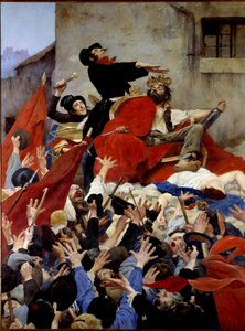 Die Apotheose des Schurken oder der Triumph von Robert Macaire von Bernard Boutet de Monvel