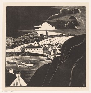Hafen bei Ebbe von Bernard Essers (signed by artist)