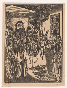 Einzug von Bernard Essers (signed by artist)