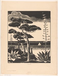 Küste bei Saint-Raphaël von Bernard Essers (signed by artist)