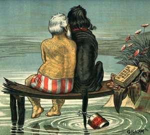 Ich und Jack, veröffentlicht im Puck Magazine 1884