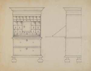 Schreibtisch von Bernard Gussow
