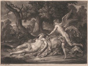Cupid und Psyche von Bernard Lens