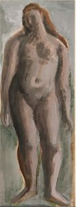 Stehende weibliche Figur von Bernard Meninsky