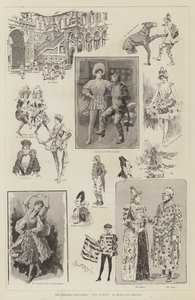 Die Weihnachts-Pantomimen, Der gestiefelte Kater, im Drury-Lane-Theater von Bernard Partridge