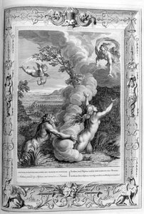 Arethusa verfolgt von Alpheus und in einen Brunnen verwandelt, 1733