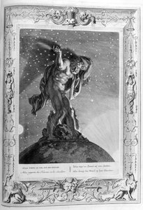 Atlas trägt den Himmel auf seinen Schultern, 1733
