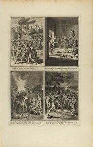 Convoi Funèbres der Mexikaner/Präsente, die die Mexikaner...die Bewohner von Venezuela... von Bernard Picart