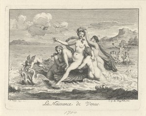Die Geburt der Venus von Bernard Picart
