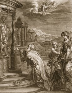 Oeneus, König von Kalydon, wird für seine Gottlosigkeit bestraft, 1731