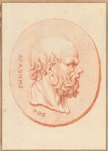Eines von sechs Kameen mit mythologischen und klassischen Motiven von Bernard Picart