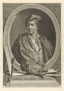 Porträt des Architekten Andrea Palladio 1508-1580 nach Paolo Veronese, 1716 von Bernard Picart