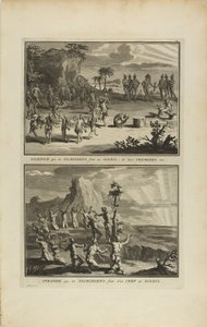 Opfer, das die Floridianer der Sonne bringen von Bernard Picart
