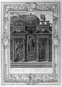 Das Haus des Schlafes (Gravur) von Bernard Picart