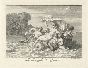 Triumph von Galatea von Bernard Picart