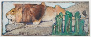 Liegender Löwe von Bernard Willem Wierink