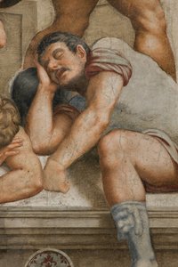 Counterfaccata, Bernardino Gatti, Auferstehung 1529 (Detail)