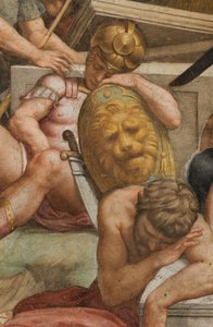 Gegenfassade, Auferstehung 1529 (Detail) von Bernardino Gatti