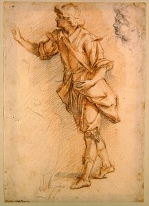 Eine stehende Figur von Bernardino Barbatelli Poccetti
