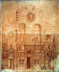 Fassade der Kathedrale (Duomo) von Florenz