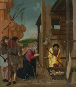 Die Anbetung der Hirten von Bernardino Butinone